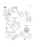 KAWASAKI, VN1600A6F 2006, OIL PUMP