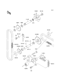 KAWASAKI, VN1600A6F 2006, WATER PUMP