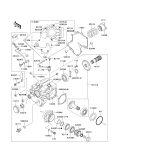 KAWASAKI, VN1600A6F 2006, FRONT BEVEL GEAR