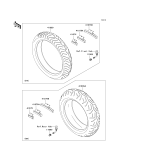 KAWASAKI, VN1600A6F 2006, TIRES