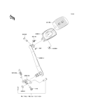 KAWASAKI, VN1600A6F 2006, BRAKE PEDAL