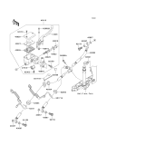 KAWASAKI, VN1600A6F 2006, FRONT MASTER CYLINDER