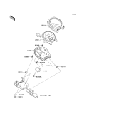 KAWASAKI, VN1600A6F 2006, METER(S)