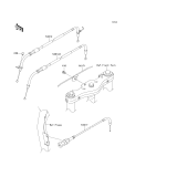 KAWASAKI, VN1600A6F 2006, CABLES