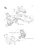 KAWASAKI, VN1600A6F 2006, SIDE COVERS