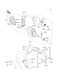 KAWASAKI, VN1600A6F 2006, TAILLIGHT(S)