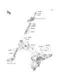 KAWASAKI, ZR1000C7F 2007,ZR1000C8F 2008,ZR1000C9F 2009, FRAME
