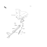 KAWASAKI, ZR1000C7F 2007,ZR1000C8F 2008,ZR1000C9F 2009, STAND(S)