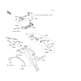 KAWASAKI, ZR1000C7F 2007,ZR1000C8F 2008,ZR1000C9F 2009, TAILLIGHT(S)