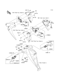 KAWASAKI, ZR1000C7F 2007,ZR1000C8F 2008,ZR1000C9F 2009, TURN SIGNALS