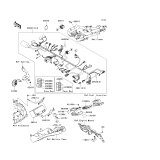 KAWASAKI, ZR1000C7F 2007,ZR1000C8F 2008,ZR1000C9F 2009, CHASSIS ELECTRICAL EQUIPMENT