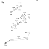 KAWASAKI, EJ800ADF 2013,EJ800ADFA 2013,EJ800AEF 2014,EJ800AEFA 2014, GEAR CHANGE MECHANISM