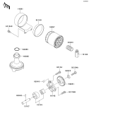 KAWASAKI, EJ800ADF 2013,EJ800ADFA 2013,EJ800AEF 2014,EJ800AEFA 2014, OIL PUMP