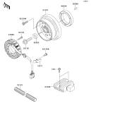 KAWASAKI, EJ800ADF 2013,EJ800ADFA 2013,EJ800AEF 2014,EJ800AEFA 2014, GENERATOR