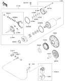 KAWASAKI, EJ800ADF 2013,EJ800ADFA 2013,EJ800AEF 2014,EJ800AEFA 2014, STARTER MOTOR