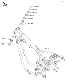 KAWASAKI, EJ800ADF 2013,EJ800ADFA 2013,EJ800AEF 2014,EJ800AEFA 2014, FRAME
