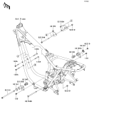 KAWASAKI, EJ800ADF 2013,EJ800ADFA 2013,EJ800AEF 2014,EJ800AEFA 2014, ENGINE MOUNT