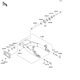 KAWASAKI, EJ800ADF 2013,EJ800ADFA 2013,EJ800AEF 2014,EJ800AEFA 2014, SWINGARM