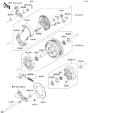 KAWASAKI, EJ800ADF 2013,EJ800ADFA 2013,EJ800AEF 2014,EJ800AEFA 2014, REAR HUB