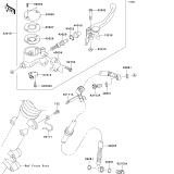 KAWASAKI, EJ800ADF 2013,EJ800ADFA 2013,EJ800AEF 2014,EJ800AEFA 2014, FRONT MASTER CYLINDER