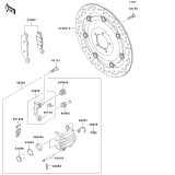 KAWASAKI, EJ800ADF 2013,EJ800ADFA 2013,EJ800AEF 2014,EJ800AEFA 2014, FRONT BRAKE