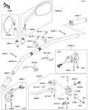 KAWASAKI, EJ800ADF 2013,EJ800ADFA 2013,EJ800AEF 2014,EJ800AEFA 2014, HANDLEBAR