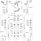 KAWASAKI, EJ800ADF 2013,EJ800ADFA 2013,EJ800AEF 2014,EJ800AEFA 2014, FRONT FORK