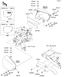 KAWASAKI, EJ800ADF 2013,EJ800ADFA 2013,EJ800AEF 2014,EJ800AEFA 2014, SIDE COVERS/CHAIN COVER