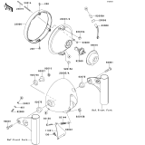 KAWASAKI, EJ800ADF 2013,EJ800ADFA 2013,EJ800AEF 2014,EJ800AEFA 2014, HEADLIGHT(S)
