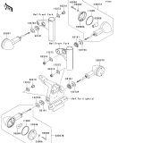 KAWASAKI, EJ800ADF 2013,EJ800ADFA 2013,EJ800AEF 2014,EJ800AEFA 2014, TURN SIGNALS