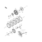 KAWASAKI, ER300AFF 2015,ER300AGF 2016, CLUTCH