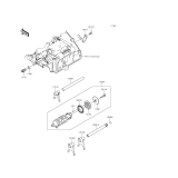 KAWASAKI, ER300AFF 2015,ER300AGF 2016, GEAR CHANGE DRUM/SHIFT FORK(S)