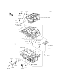 KAWASAKI, ER300AFF 2015,ER300AGF 2016, CRANKCASE
