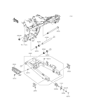 KAWASAKI, ER300AFF 2015,ER300AGF 2016, SWINGARM