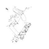 KAWASAKI, ER300AFF 2015,ER300AGF 2016, FRONT FENDER(S)