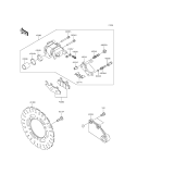 KAWASAKI, ER300AFF 2015,ER300AGF 2016, REAR BRAKE
