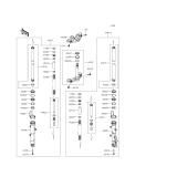 KAWASAKI, ER300AFF 2015,ER300AGF 2016, FRONT FORK