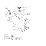 KAWASAKI, ER300AFF 2015,ER300AGF 2016, FUEL TANK