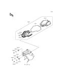KAWASAKI, ER300AFF 2015,ER300AGF 2016, METER(S)