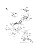 KAWASAKI, ER300AFF 2015,ER300AGF 2016, SIDE COVERS/CHAIN COVER