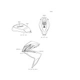 KAWASAKI, ER300AFF 2015,ER300AGF 2016, DECALS(GREEN)