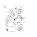 KAWASAKI, ER300AFF 2015,ER300AGF 2016, COWLING LOWERS