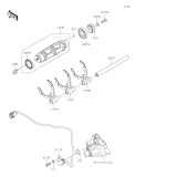 KAWASAKI, ZX1002JRFNN 2024,ZX1002JRANN 2024, GEAR CHANGE DRUM/SHIFT FORK(S)