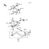 KAWASAKI, ZX900-A3 1986,ZX900-A4 1987,ZX900-A5 1988,ZX900-A5A 1988, GEAR CHANGE MECHANISM