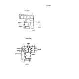 KAWASAKI, ZX900-A3 1986,ZX900-A4 1987,ZX900-A5 1988,ZX900-A5A 1988, CRANKCASE BOLT PATTERN