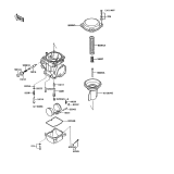 KAWASAKI, ZX900-A3 1986,ZX900-A4 1987,ZX900-A5 1988,ZX900-A5A 1988, CARBURETOR PARTS