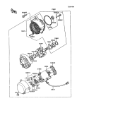 KAWASAKI, ZX900-A3 1986,ZX900-A4 1987,ZX900-A5 1988,ZX900-A5A 1988, GENERATOR