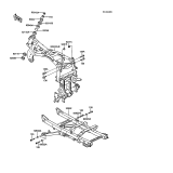 KAWASAKI, ZX900-A3 1986,ZX900-A4 1987,ZX900-A5 1988,ZX900-A5A 1988, FRAME