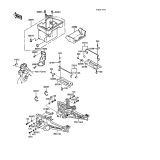 KAWASAKI, ZX900-A3 1986,ZX900-A4 1987,ZX900-A5 1988,ZX900-A5A 1988, BATTERY CASE