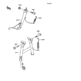 KAWASAKI, ZX900-A3 1986,ZX900-A4 1987,ZX900-A5 1988,ZX900-A5A 1988, STAND(S)